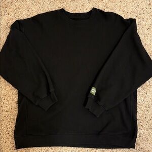 Daily Drills Black Crewneck